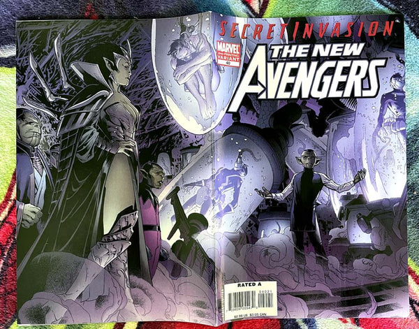 New Avengers #40 (Secret Invasion, 1st app. of Skrull Queen Veranke variant  NM