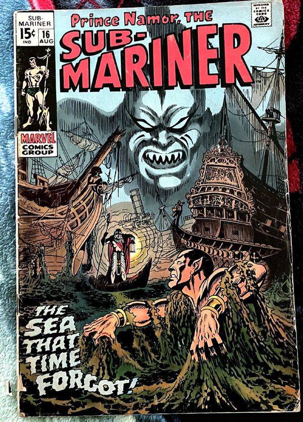 Marvel Bronze Age-Namor the Sub-Mariner #16-READER COPY