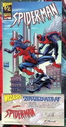 Wizard Spider-Man 1/2 VF with COA
