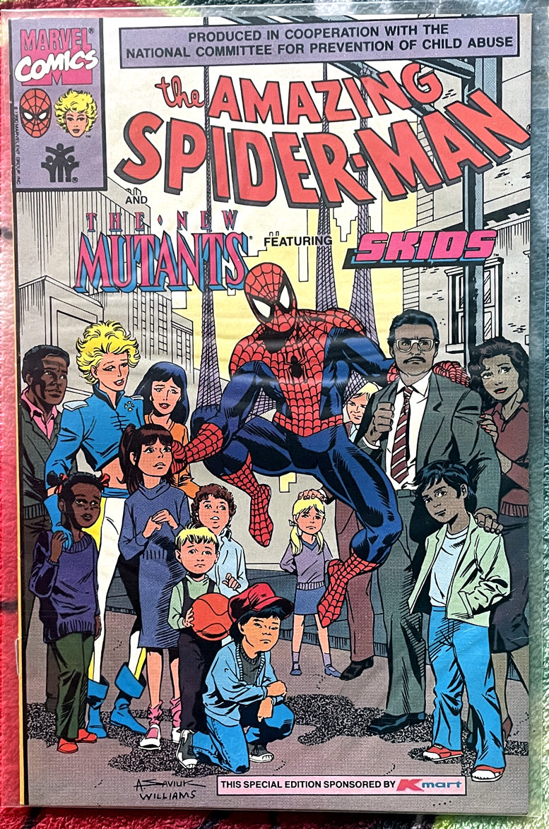 Amazing Spider-Man -K-Mart Child Abuse Prevention giveaway F-VF