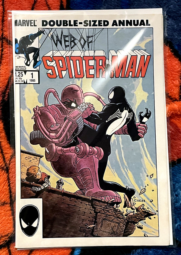 Web of Spider-Man Annual #1-10 full run VF-NM