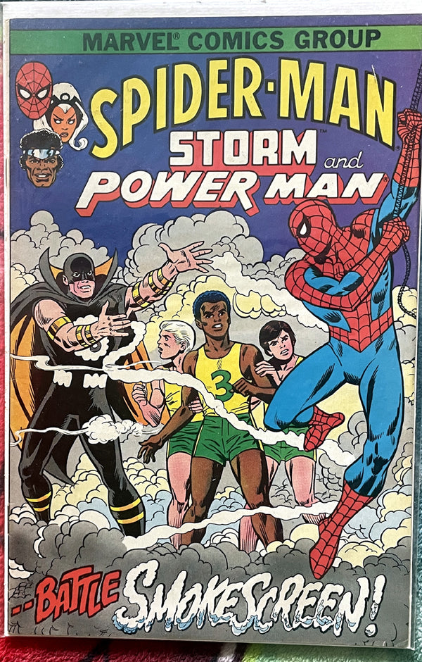 Spider-Man-Storm-Power Pack Battle Smokescreen cadeau VF
