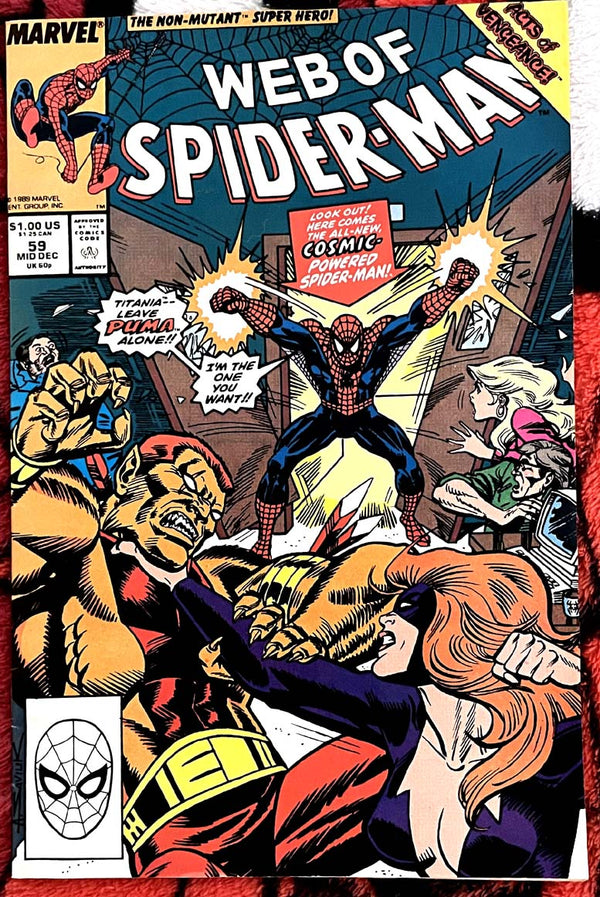 La toile de l'équipe Spider-Man #59 F-VF