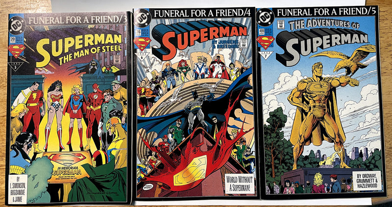 DC Universe -Superman- Funeral for a Friend parts 3,4, & 5 VF