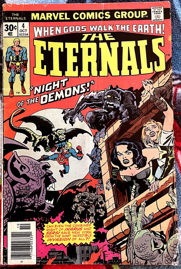 Marvel Bronze Age-The Eternals #4-G-VG