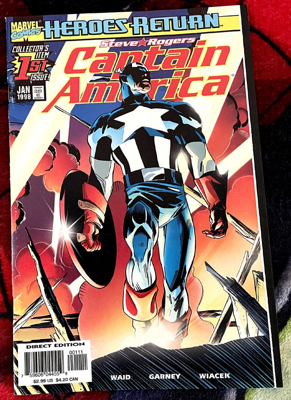 Steve Rogers Captain America #1 VF  Heroes Return