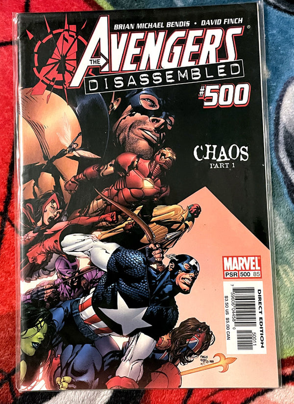 Avengers #500 Disassembled F-VF