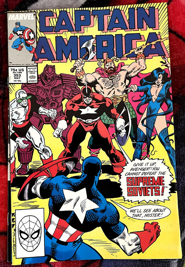 Captain America #352 & 354 Supreme Soviets F-VF