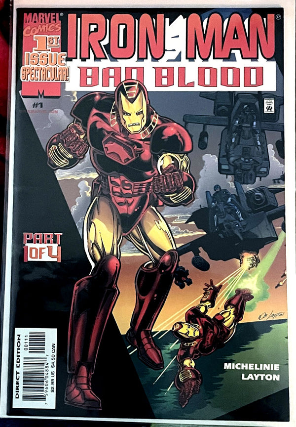Iron Man-Bad Blood #1-4 full run complete VF-NM