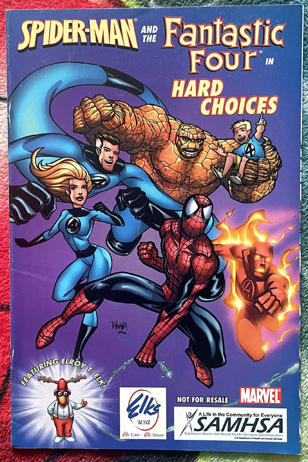 Spider-Man-Fantastic Four-Hard Choices- Cadeau ELKS VF