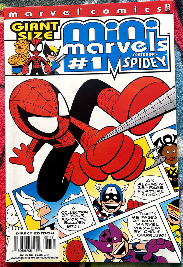 Giant Size Mini Marvels #1 featuring Spidey VF-NM