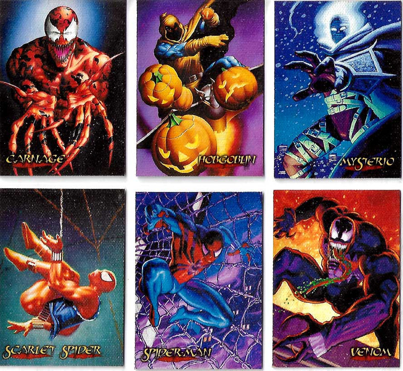 1996 Skybox Spiderman Premium Canvas Cards