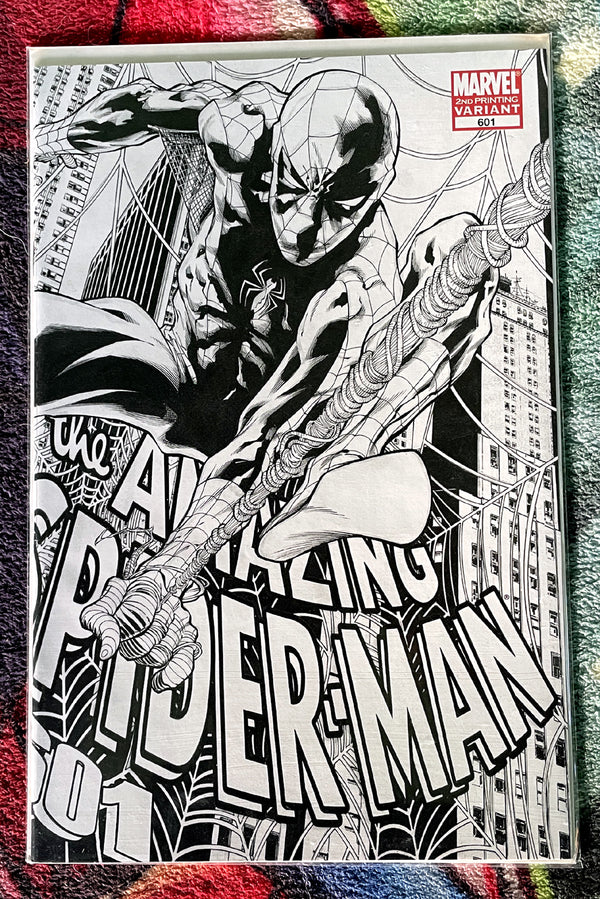 The Amazing Spider-Man #601 2nd Print Joe Quesada variant NM