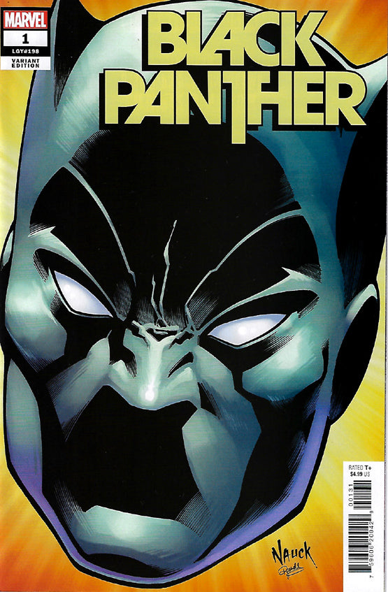 BLACK PANTHER #1 NAUCK HEADSHOT VARIANT 1ST PRINT NM