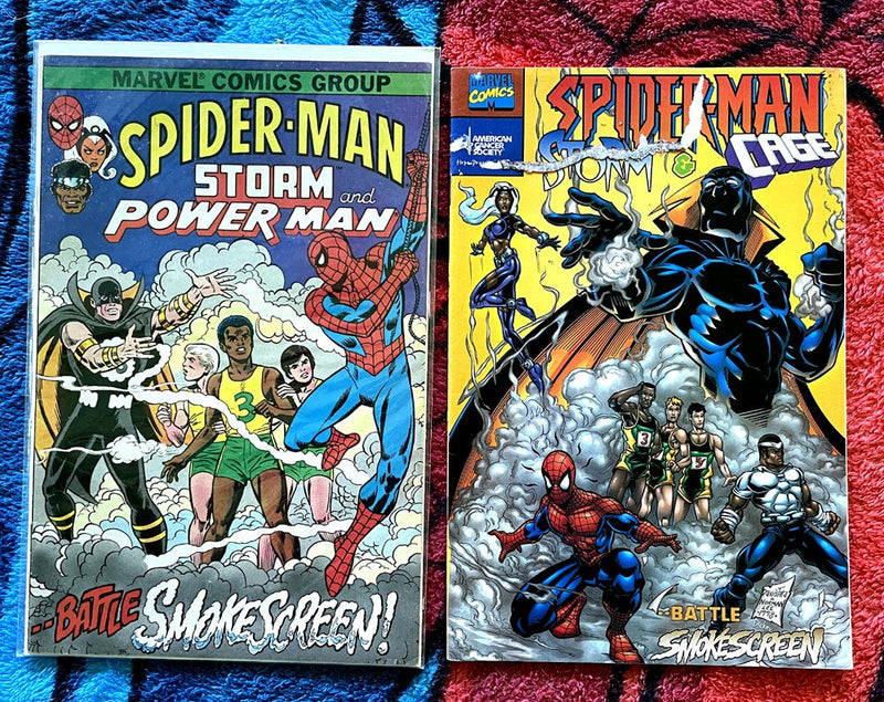 Spider-Man, Storm et Power Man-1982 1er tirage et variante VF