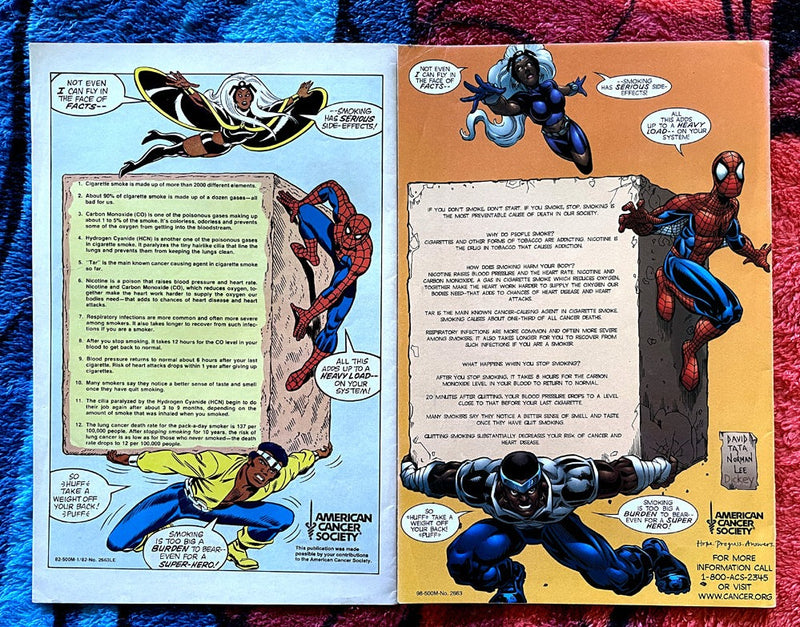 Spider-Man, Storm et Power Man-1982 1er tirage et variante VF