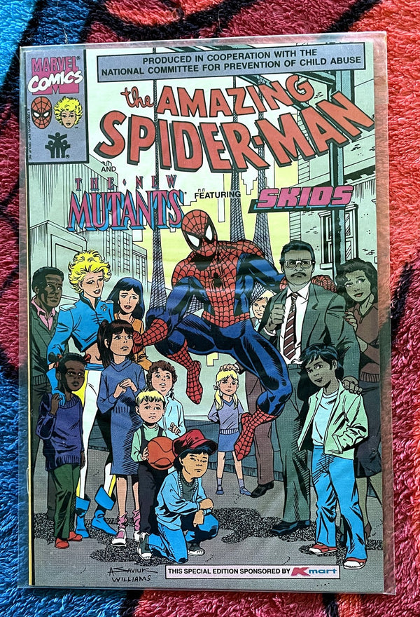 The Amazing Spider-Man New Mutants & Skids K-Mart Child Abuse VF