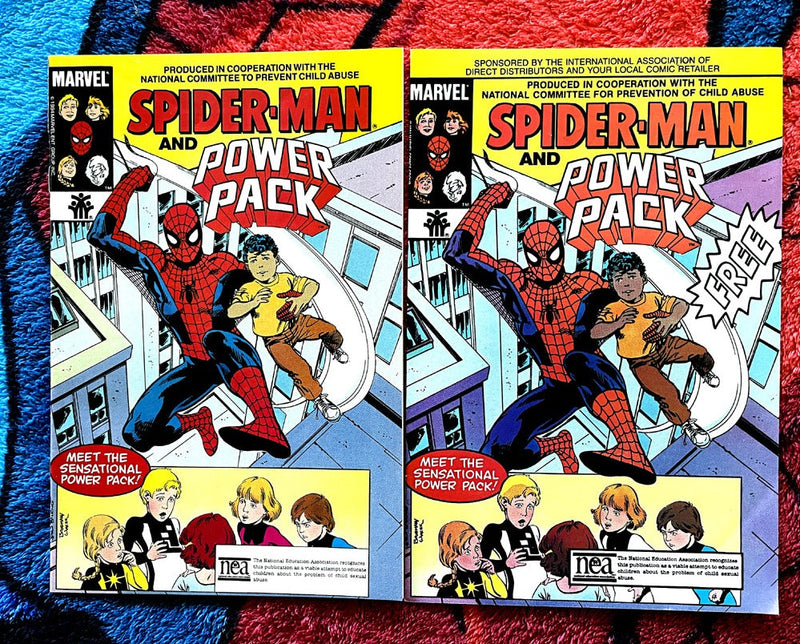 Spider-Man And Power Pack Giveaway 1st edition  and variant VF