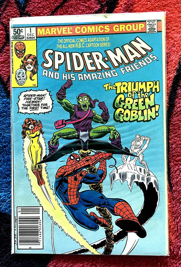 Spider-Man and His Amazing Friends #1 (1981) 1st App. Firestar  VF