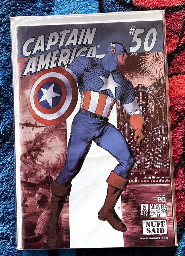 Captain America #50 (3RD SERIES) -Nuff Said  NM
