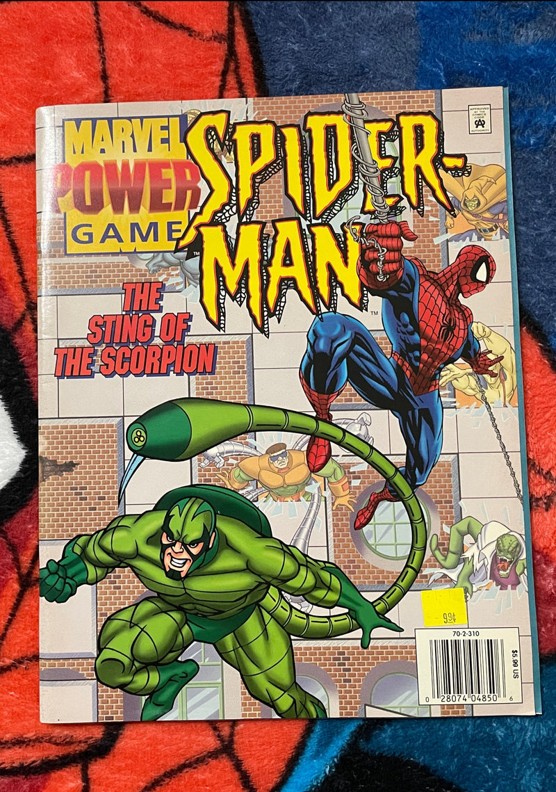 Spider Man Marvel Power Game Book  VF