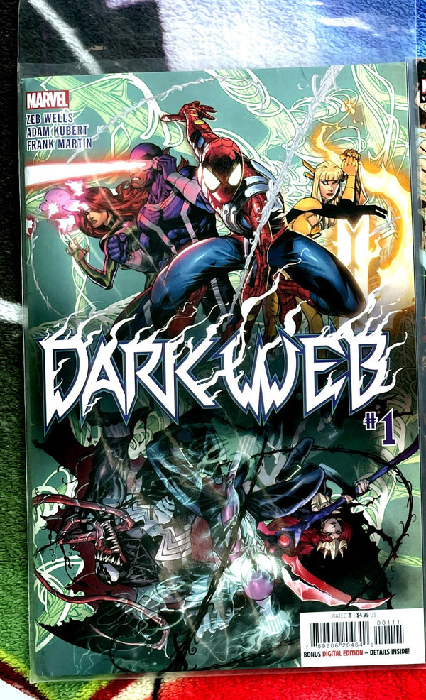 Spider-Man Dark Web #1, variante et finale NM