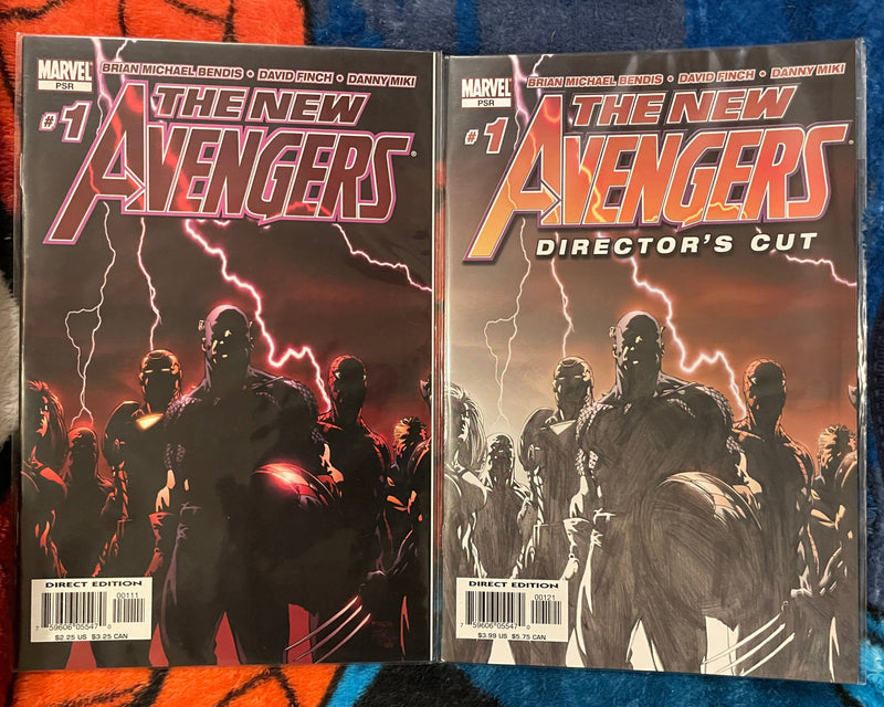 The New Avengers #1-6 NM /#1 Director's Cut-NM