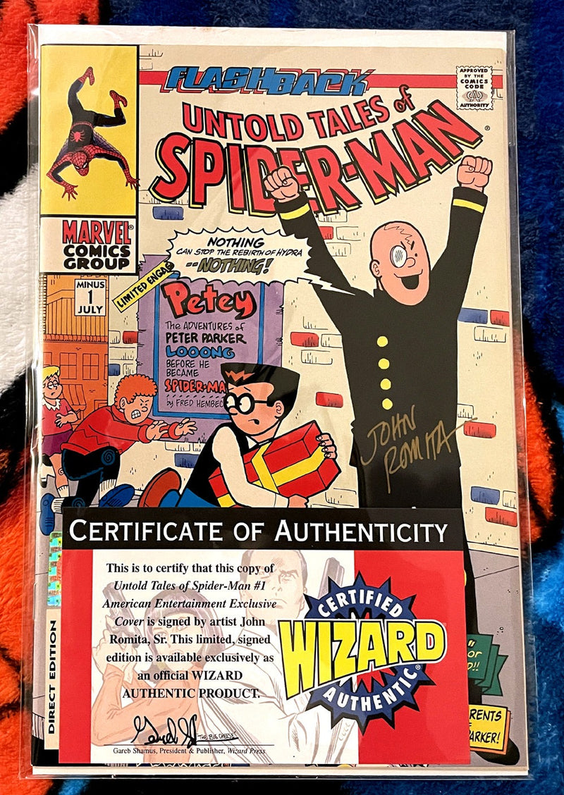 Untold Tales of Spider-Man #-1-25 #-1 Variant COA/3 annuals- NM