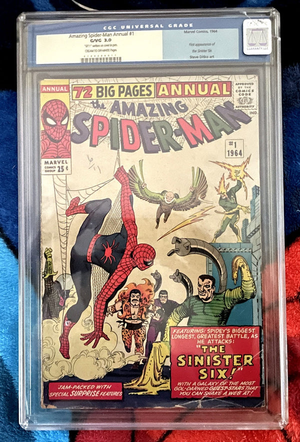 L'incroyable Spider-Man annuel #1 CGC 3.0