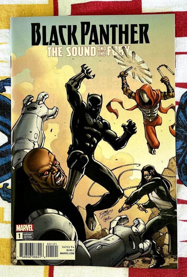 Black Panther The Sound and The Fury #1 variante NM