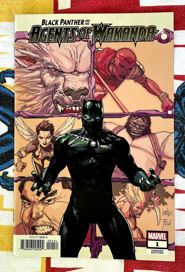 Black Panther and The Agents of Wakanda #1 variant NM
