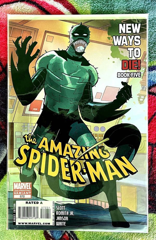 The Amazing Spider-Man #572  NM Scorpion Variant-New Ways to Die