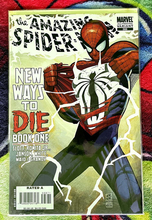 The Amazing Spider-Man #568 second printing  variant NM