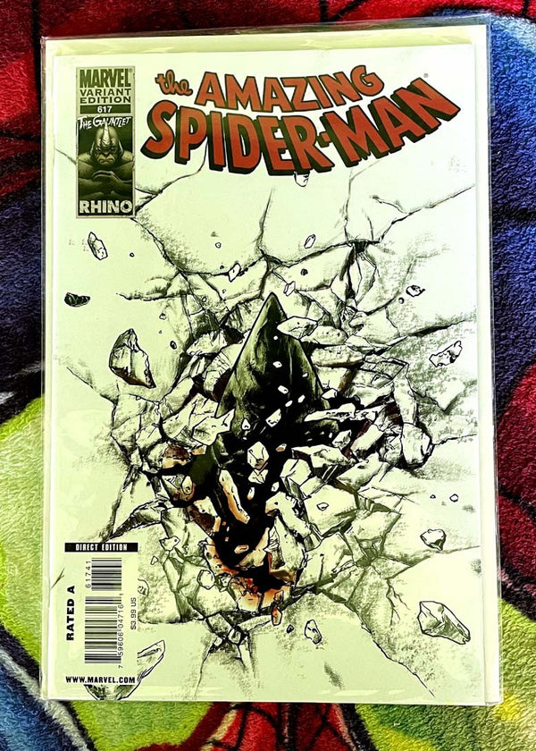 The Amazing Spider-Man #617 second edition variant NM