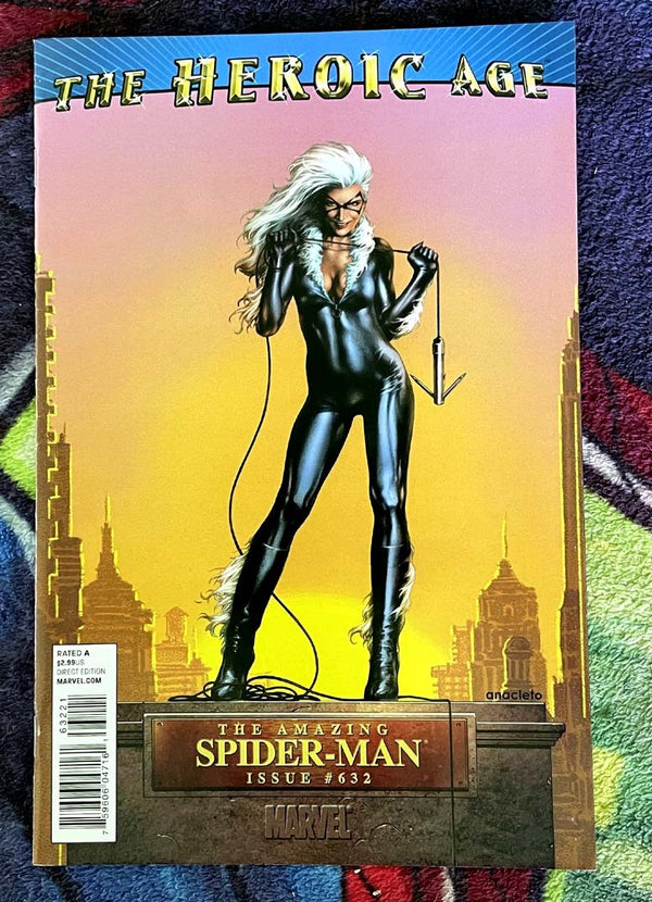 The Amazing Spider-Man #632 variant NM The Heroic Age