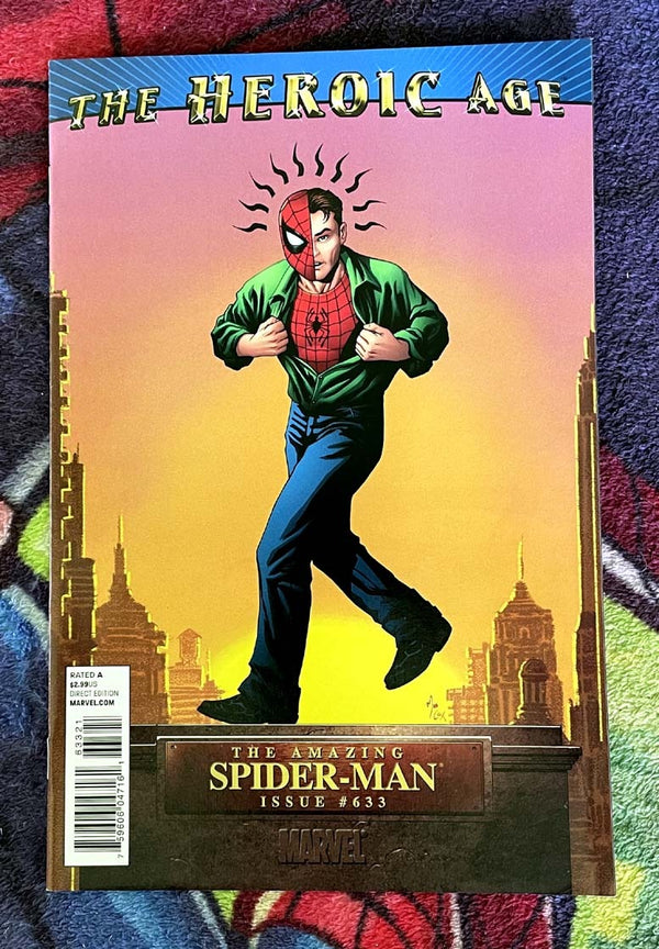 The Amazing Spider-Man #633 variant NM The Heroic Age