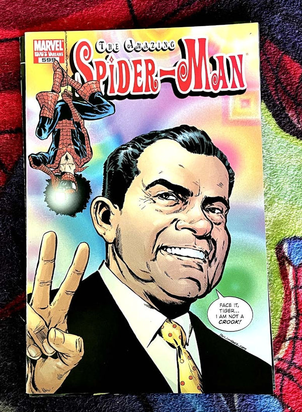 The Amazing Spider-Man #599 Variant Richard Nixon   NM