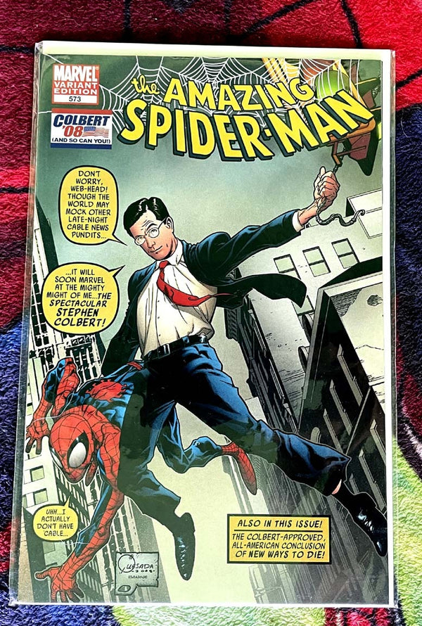 The Amazing Spider-Man #573 Colbert variant NM