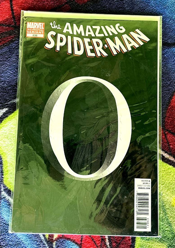 Amazing Spider-Man #638 Deuxième variante d'impression NM