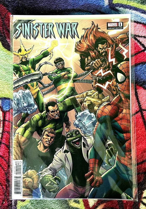 The Amazing Spider-Man-Sinister War #1-4 variantes 1,2 et 3 M/NM