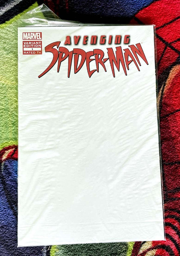 Avenging Spider-Man #1 Blank Sketch Variant NM