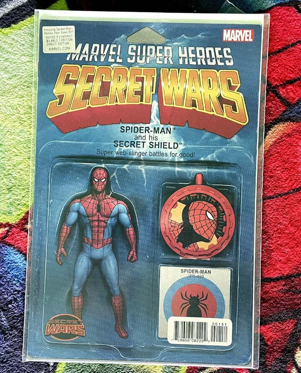 The Amazing Spider-Man-Renew your vows-Marvel Super Heroes Secret Wars variant NM