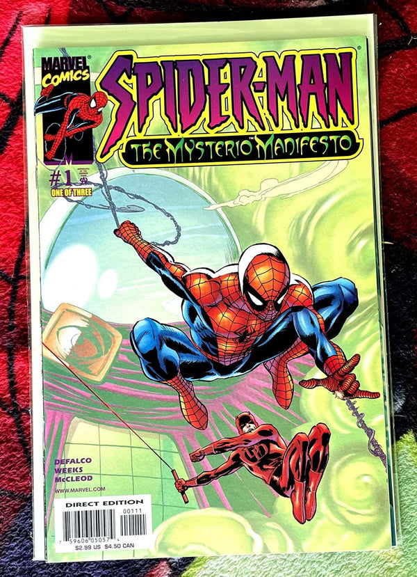 Spider-Man The Mysterio Manifesto #1-3 version complète NM