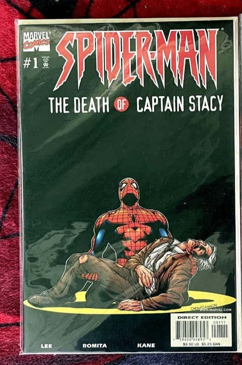 Spider-Man Death & Destiny#1-3 /Death of Capt. Stacy #1-Full run NM