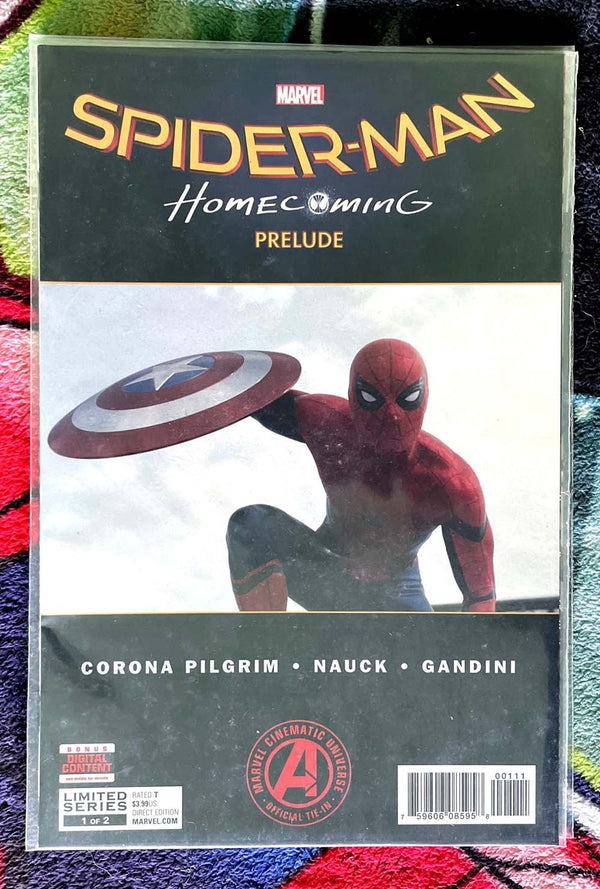 Spider-Man Home Coming Prelude #1 & 2 NM complete