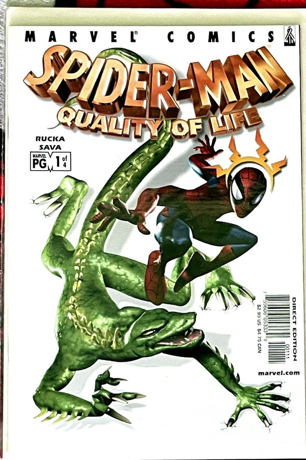 Spider-Man Quality of Life #1-4/Shed pt 1-Amazing Spider-Man #630 VF NM full run