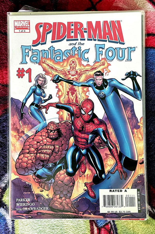 Spider-Man and The Fantastic Four #1-4/Human Torch #1-5/one shot VF-NM