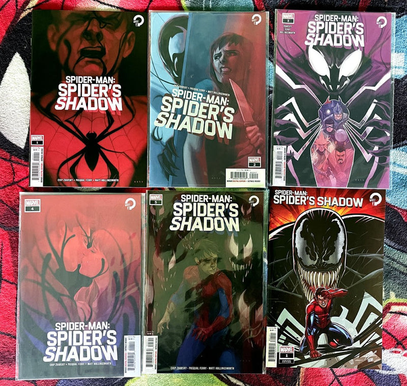 What If? Spider-Man Spider-Man's Shadow #1-5, variant #1 complete NM