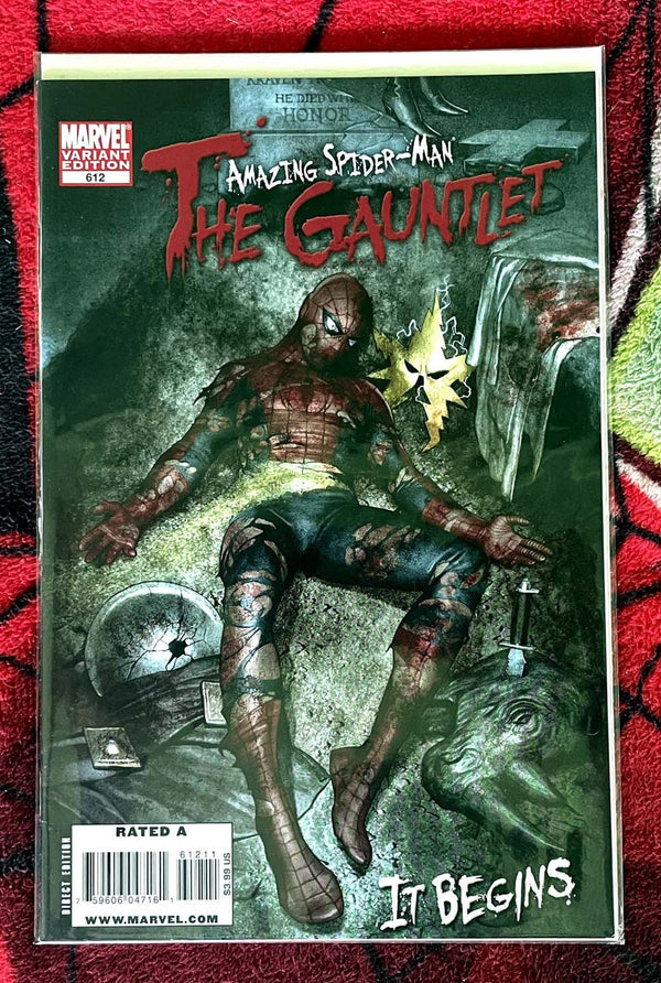 The Amazing Spider-Man #612 variant NM The Gauntlet