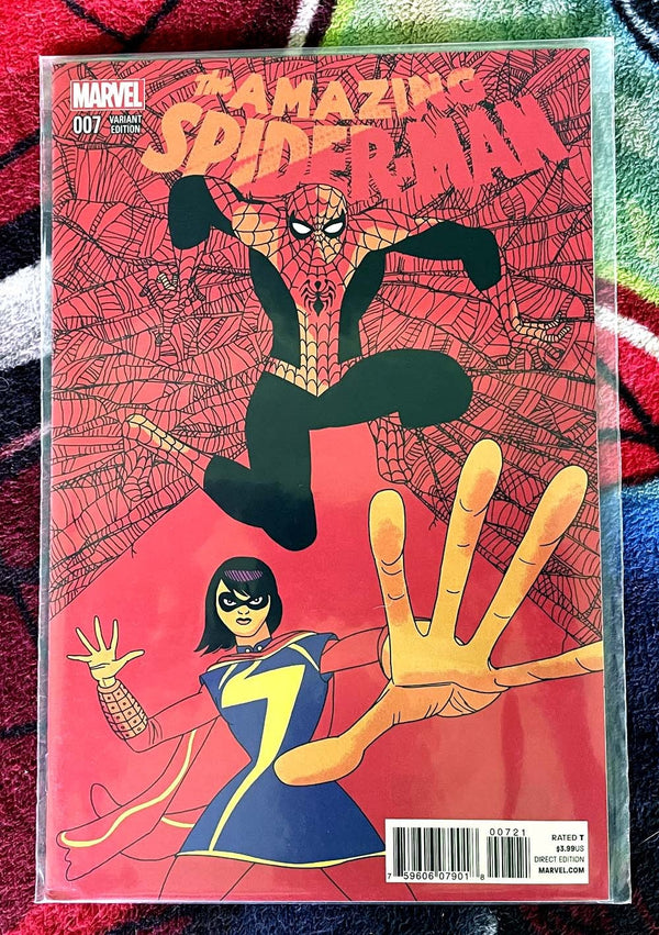 The Amazing Spider-Man #007  Ms. Marvel variant  NM